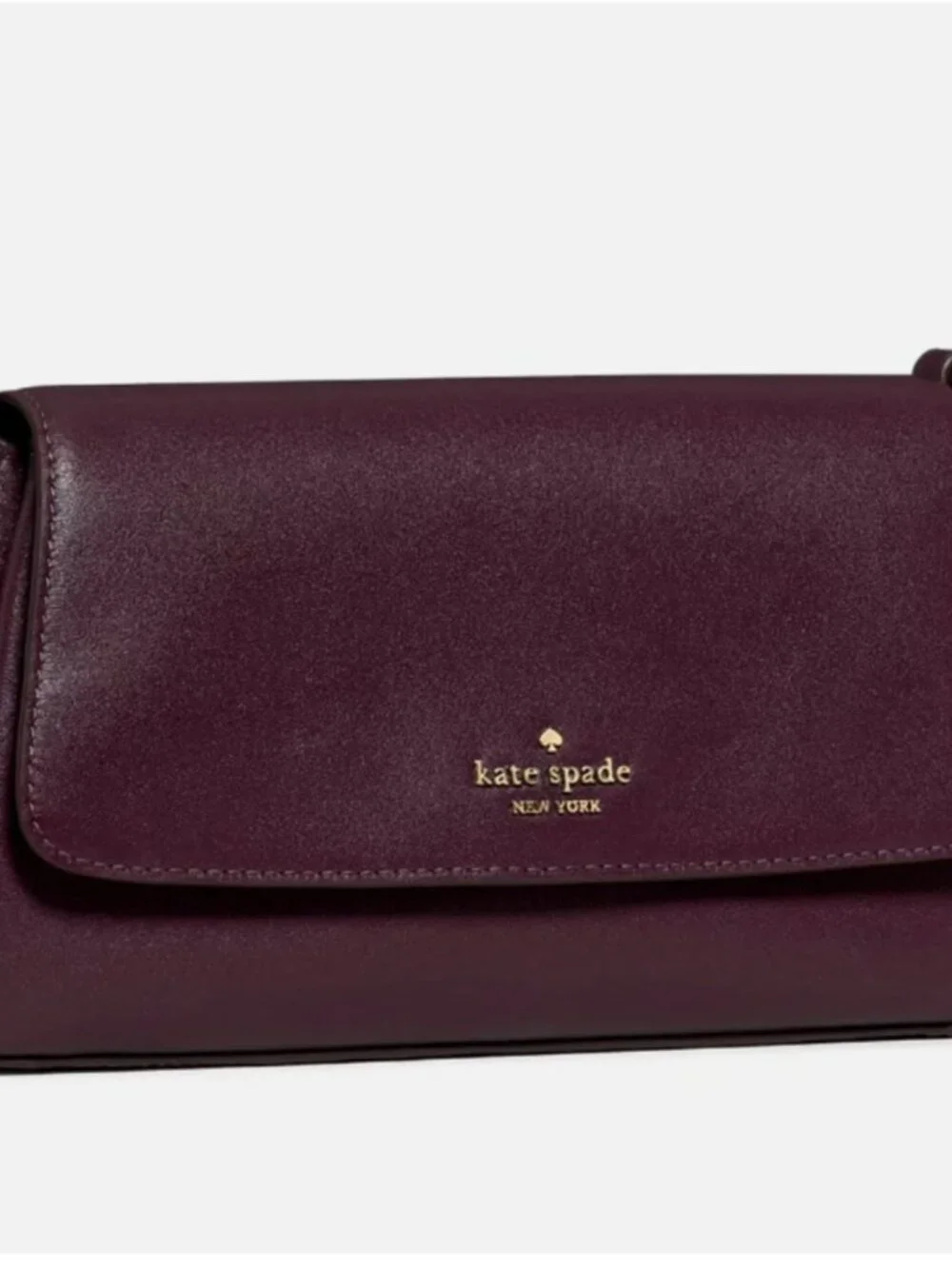 New Kate Spade Sutton Mini Crossbody Bag Smooth Leather Deep Cherry